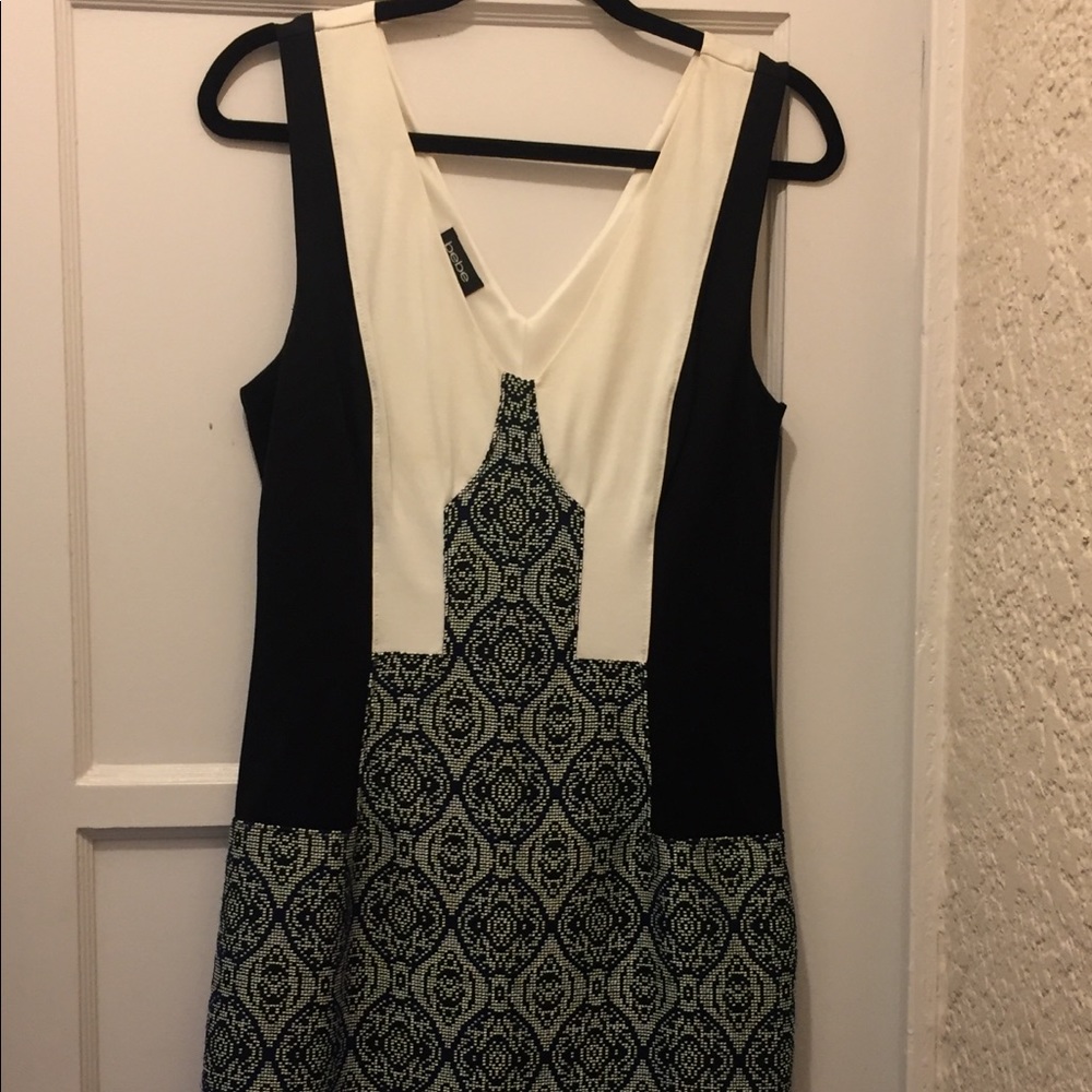 Fitted straight multi color dress